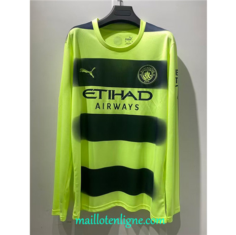 Thai Maillot Manchester City Third Manche Longue 2022/2023 ligne2607