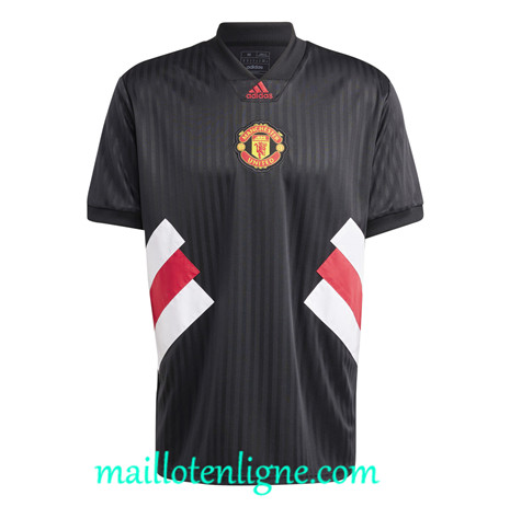 Thai Maillot Manchester United Maillot ICON Noir 2023 2024 maillotenligne 0284