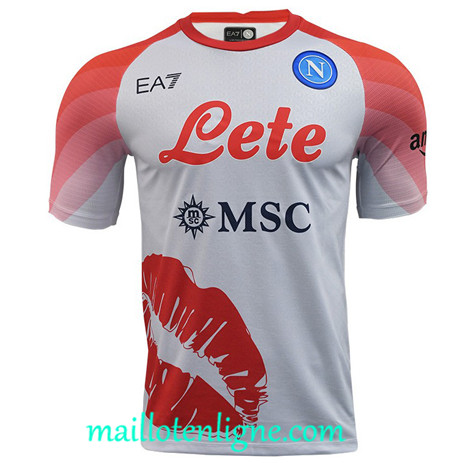 Thai Maillot Napoli Maillot Valentine's Day 2022 2023 maillotenligne 0305