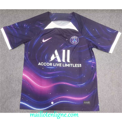 Thai Maillot Paris Paris Saint-Germain Maillot Violet 2023 2024 maillotenligne 0192
