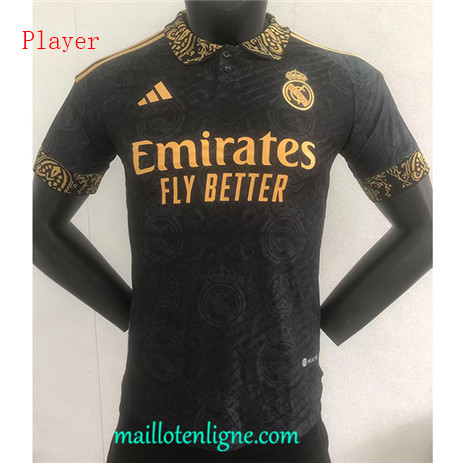 Thai Maillot Player Real Madrid Training Noir 2023 2024 maillotenligne 0185