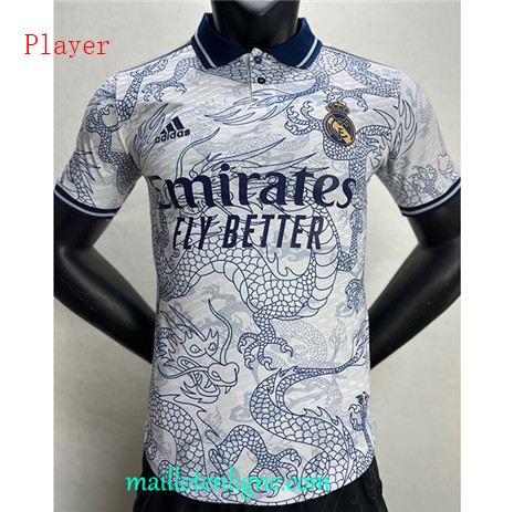 Thai Maillot Player Real Madrid Dragon Blanc 2023 2024 maillotenligne 0187