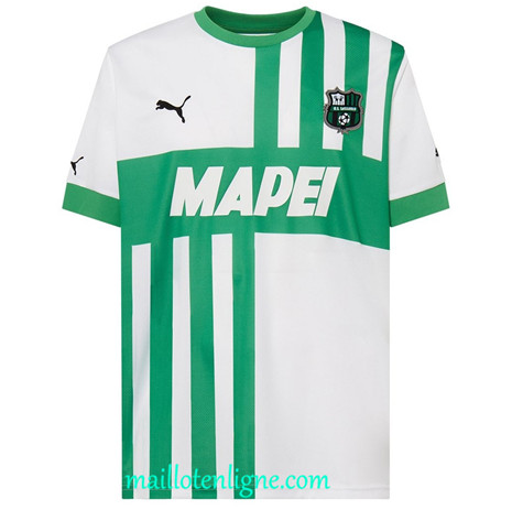 Thai Maillot Sassuolo Calcio Exterieur Blanc/Vert 2022 2023 maillotenligne 0306