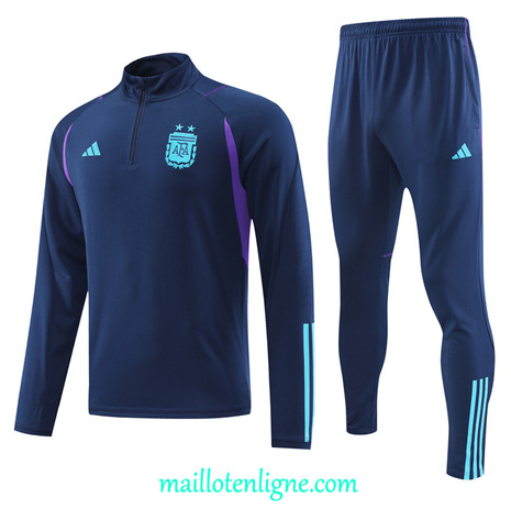 Thai Maillot Ensemble Argentine Survetement Bleu 2022/2023 ligne2080