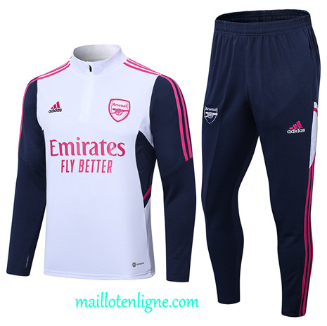 Thai Maillot Ensemble Arsenal Survetement noir 2022 2023 maillotenligne 0472