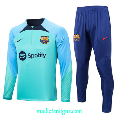 Thai Maillot Ensemble Barcelone Survetement Bleu 2022/2023 ligne2020