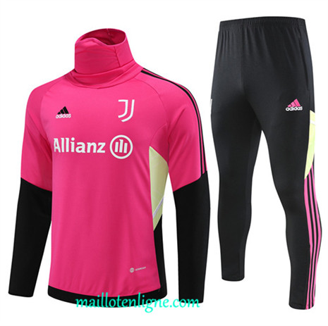 Thai Maillot Ensemble Juventus Enfant Survetement rose 2022 2023 maillotenligne 0615