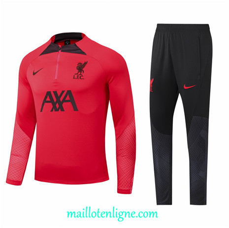 Thai Maillot Ensemble Liverpool Enfant Survetement Rouge 2022/2023 ligne2276