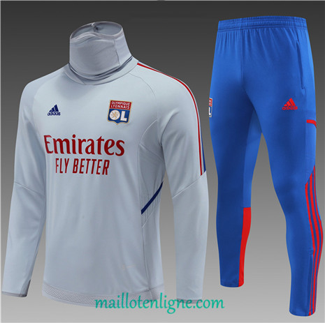 Thai Maillot Ensemble Lyon Enfant Survetement 2022/2023 ligne2199