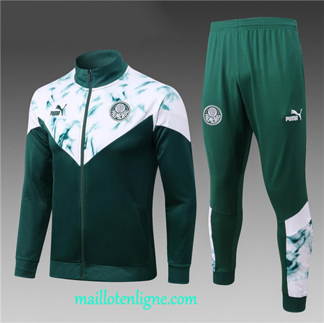 Thai Maillot Ensemble Palmeiras Enfant Veste Survetement vert 2022 2023 maillotenligne 0544