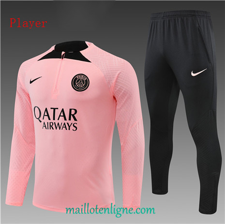 Thai Maillot Ensemble Paris Paris Saint-Germain Enfant player Survetement Rose 2022/2023 ligne2201