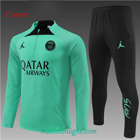 Thai Maillot Ensemble Paris Paris Saint-Germain Enfant player Survetement Bleu 2022/2023 ligne2208