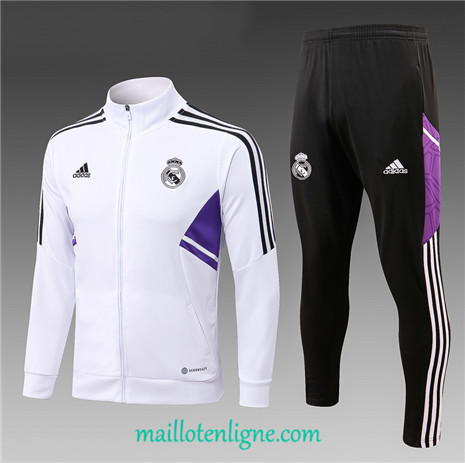 Thai Maillot Ensemble Real Madrid Enfant Veste Survetement 2022/2023 ligne2186