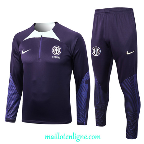 Thai Maillot Ensemble Inter Milan Survetement Bleu 2022/2023 ligne2157