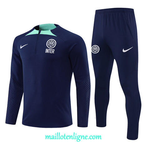 Thai Maillot Ensemble Inter Milan Survetement Bleu 2022/2023 ligne2158