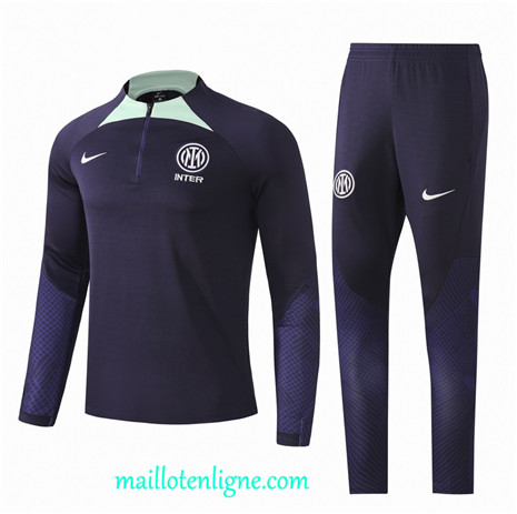 Thai Maillot Ensemble Inter Milan Survetement Bleu 2022 2023 maillotenligne 0536