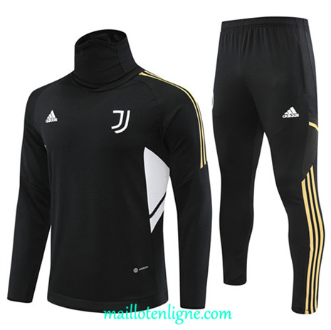 Thai Maillot Ensemble Juventus Survetement Noir 2022/2023 ligne2159