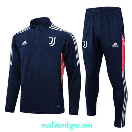 Thai Maillot Ensemble Juventus Survetement Bleu 2022/2023 ligne2160