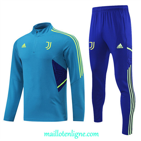 Thai Maillot Ensemble Juventus Survetement Bleu 2022/2023 ligne2161