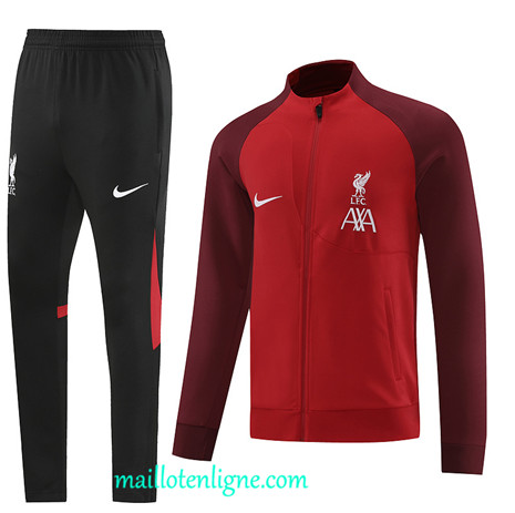 Thai Maillot Ensemble Liverpool Survetement rouge 2022 2023 maillotenligne 0483