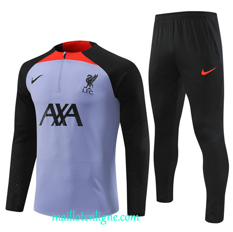 Thai Maillot Ensemble Liverpool Survetement Blanc 2022 2023 maillotenligne 0485