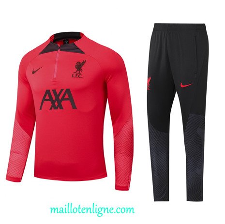 Thai Maillot Ensemble Liverpool Survetement rouge 2022 2023 maillotenligne 0489