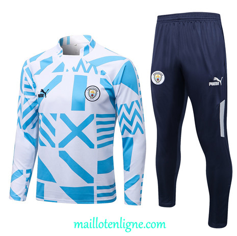 Thai Maillot Ensemble Manchester City Survetement 2022/2023 ligne2134