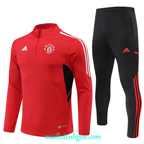 Thai Maillot Ensemble Manchester United Survetement Rouge 2022/2023 ligne2141