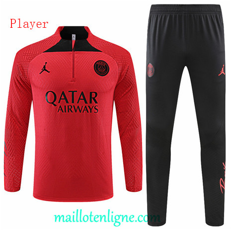 Thai Maillot Ensemble Paris Paris Saint-Germain player Survetement Rouge 2022/2023 ligne2046