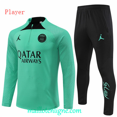 Thai Maillot Ensemble Paris Paris Saint-Germain player Survetement Bleu 2022/2023 ligne2049