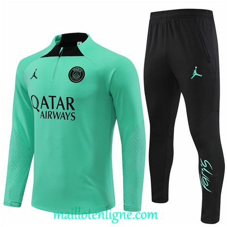 Thai Maillot Ensemble Paris Paris Saint-Germain Survetement Bleu 2022/2023 ligne2072