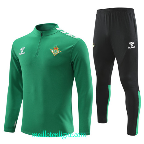 Thai Maillot Ensemble Real Betis Survetement vert 2022 2023 maillotenligne 0376