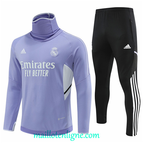 Thai Maillot Ensemble Real Madrid Survetement Pourpre 2022/2023 ligne2030