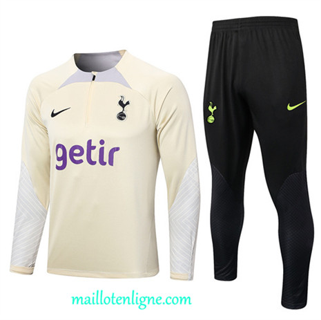 Thai Maillot Ensemble Tottenham Hotspur Survetement abricot 2022 2023 maillotenligne 0524