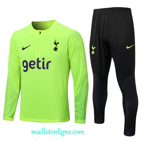 Thai Maillot Ensemble Tottenham Hotspur Survetement vert 2022 2023 maillotenligne 0527