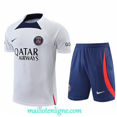 Thai Maillot Ensemble Training Paris Paris Saint-Germain + Short 2022/2023 ligne2344