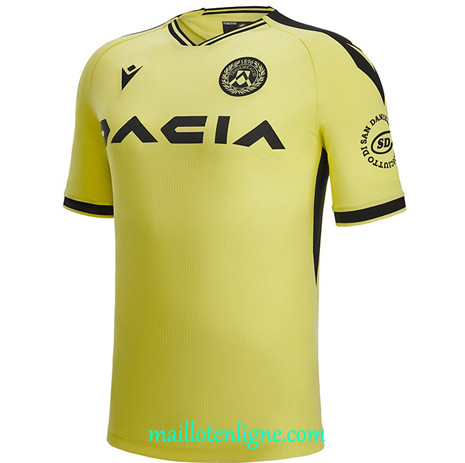 Thai Maillot Udinese Calcio Maillot Vert/Jaune 2022/2023 ligne2620