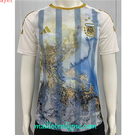 Thai Maillot Argentine Player 3-star Map 2023 2024