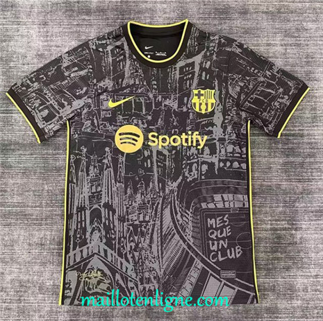 Thai Maillot Barcelone Noir 2023 2024