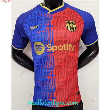 Thai Maillot Barcelone Player Rouge/Bleu 2023 2024