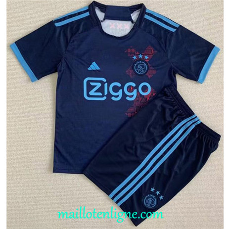 Thai Maillot Ajax Enfant Bleu 2023 2024