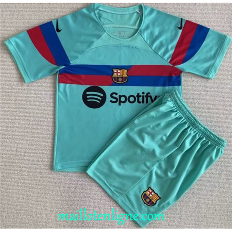 Thai Maillot Barcelone Enfant Bleu 2023 2024