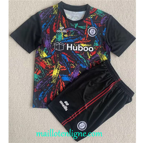 Thai Maillot Bristol City Enfant Noir 2023 2024