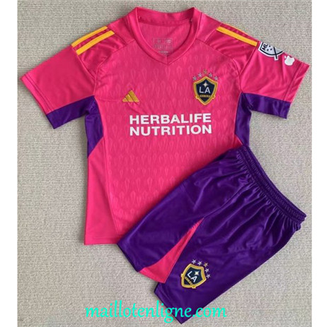 Thai Maillot LA Galaxy Enfant Gardien de but Rose 2023 2024