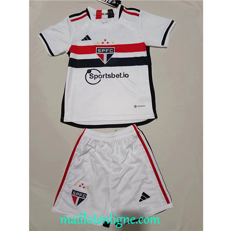 Thai Maillot Sao Paulo Enfant Domicile 2023 2024