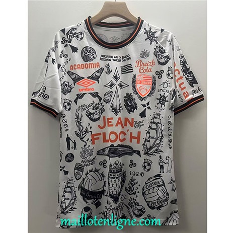 Thai Maillot FC Lorient Blanc 2023 2024