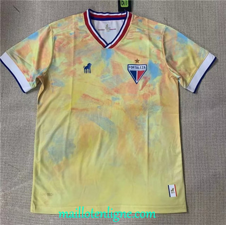 Thai Maillot Fortaleza Commemorative Jaune 2023 2024