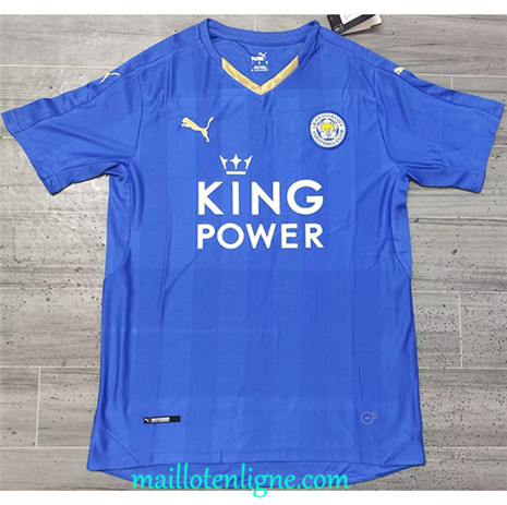 Thai Maillot Retro Leicester City Domicile 2015-16