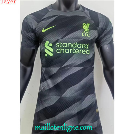 Thai Maillot Liverpool Player Gardien de but Gris 2023 2024