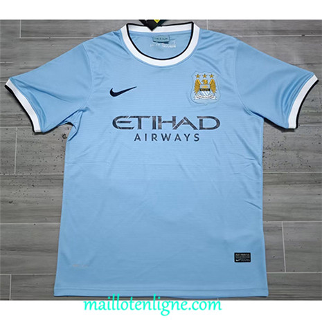 Thai Maillot Retro Manchester City Domicile 2013-14